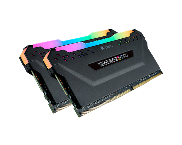 DDR4 32 GB(2X16KIT) 2666 VENGEANCE PRO BLACK RGB LED CORSAIR