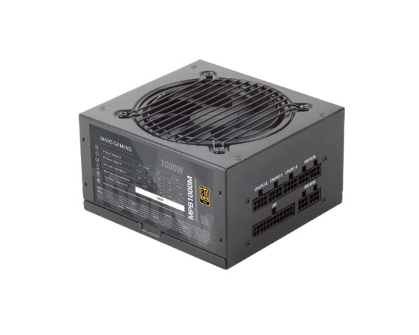 FUENTE ALIM. MODULAR 1000W 80+ MARS GAMING