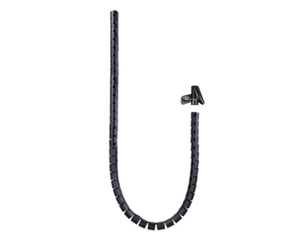 ORGANIZADOR CABLES FLEXIBLE 25MM 3 M NEGRO NANOCABLE