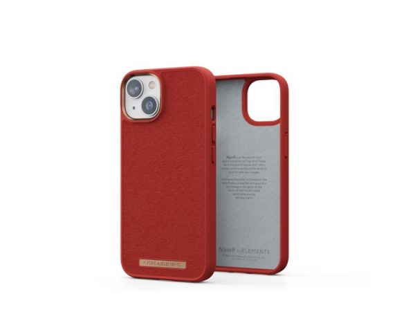 FUNDA IPHONE 12/13/14 SUEDE COMFORT NARANJA QUEMADO NJORD