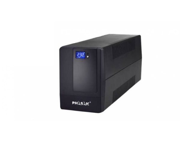PHASAK S.A.I. INTERACTIVO LCD USB+RJ 1000 VA