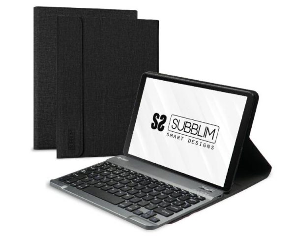FUNDA + TECLADO TABLET KEYTAB PRO BT LENOVO M10 FHD TB-X606 10.3'' NEGRO SUBBLIM
