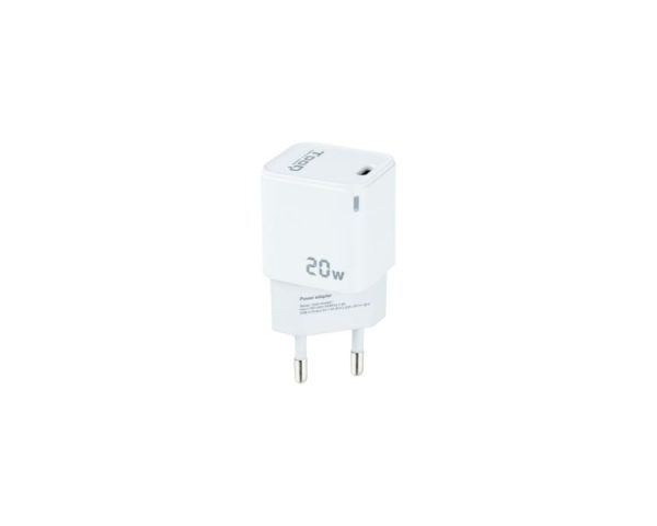 CARGADOR PARED/VIAJE USB-C/PD 20W BLANCO TOOQ
