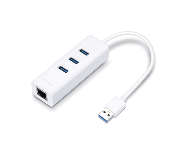TP-LINK CONVERSOR USB 3.0 A ETHERNET GIGABIT + 3xUSB 3.0