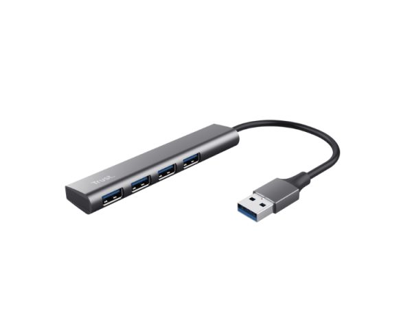 HUB HALYX ALUMINIUM USB-A 3.2 Gen 1 CON 4 PUERTOS USB-A TRUST