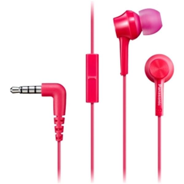 AURICULAR PANASONIC ROSA IN-EAR CON MICROFONO - SILICONA RPTCM105