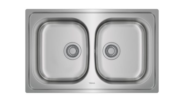 FREGADERO TEKA UNIVERSE 80 T-XP 2C 115040007  SIN AGUJERO