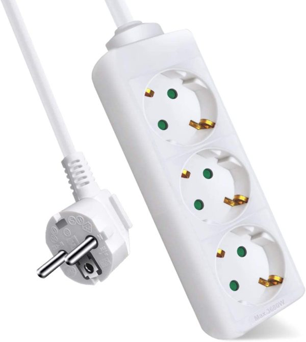 BASE MULTIPLE AVANT 3 TOMAS 1.5M BLANCO 3G 1.5MM2 MAX3680W