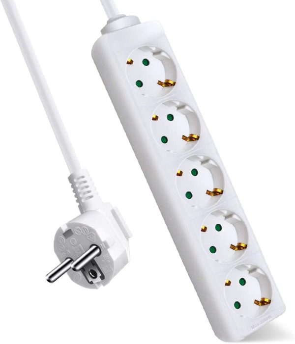BASE MULTIPLE AVANT 5 TOMAS 1.5M BLANCO 3G 1.5MM2 MAX3680W