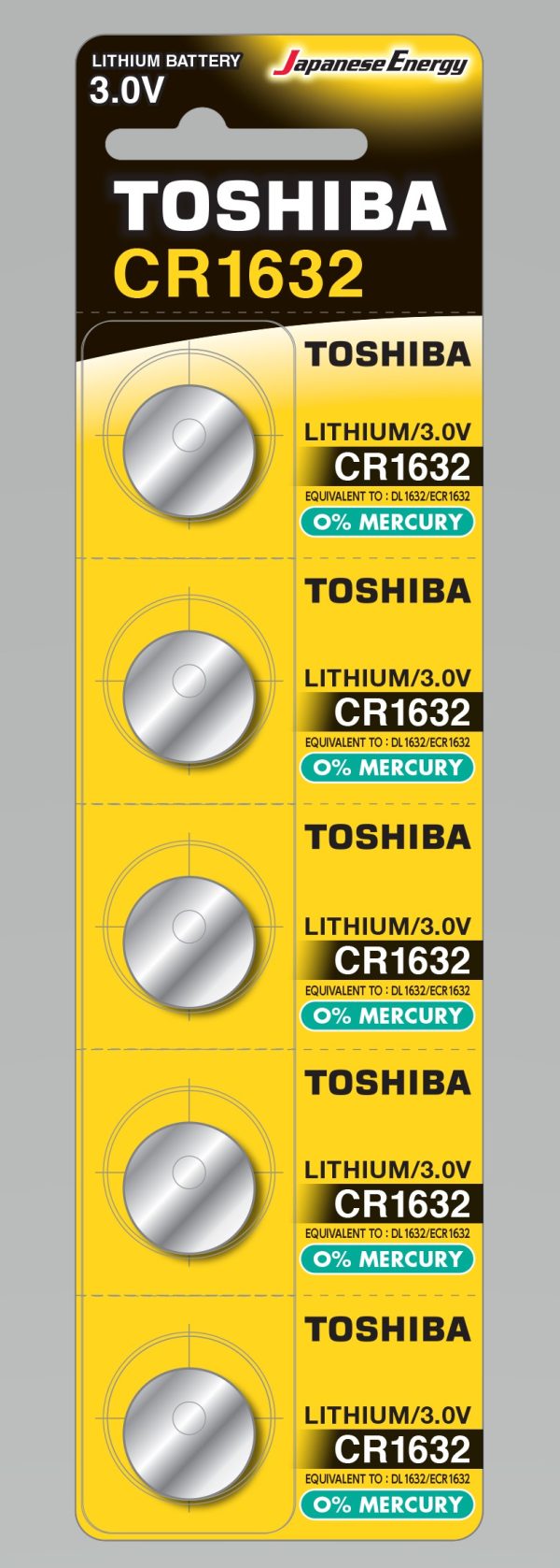 PILA TOSHIBA LITIO CR1632 BL5