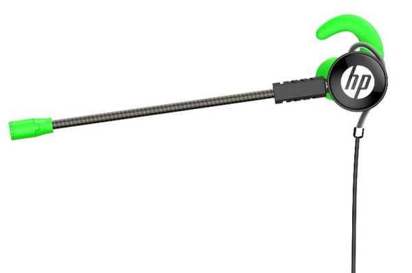 AURICULAR HP GAMING CON DOBLE MICROFONO ( EXTRAIBLE ) Y CONTROL DE VOLUMEN - VERDE - Image 5