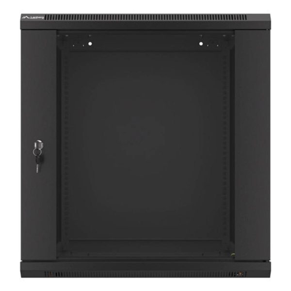 Armario rack lanberg 12u 600x600x635 auto ensamblado 19pulgadas hasta 60 kg negro