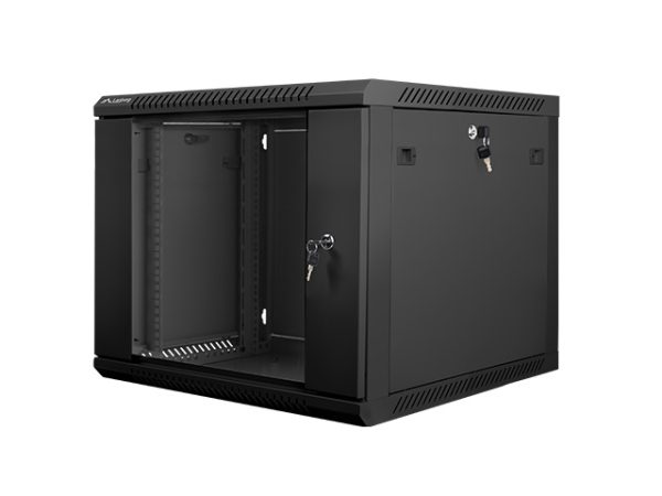 Armario rack lanberg 9u 600x600x501 auto ensamblado 19pulgadas hasta 60 kg negro
