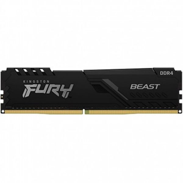 Memoria ram ddr4 8gb kingston - 2666mhz - pc4 21300 - fury beast negro - cl 16 - 1.35v
