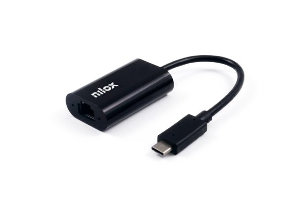 Cable adaptador nilox usb tipo c a ethernet macho - hembra