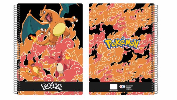 Cuaderno folio cyp brands 80 hojas pokemon charmander
