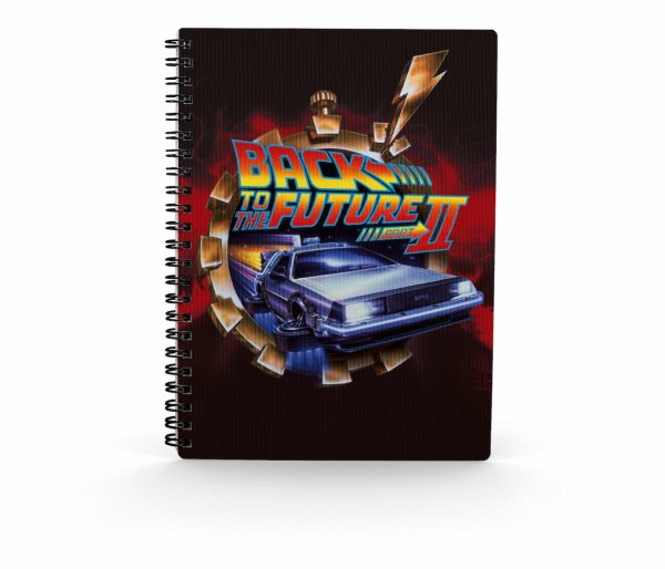 Libreta efecto 3d poster bttf 2 regreso al futuro