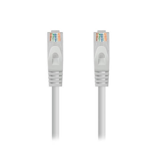 Cable red nanocable rj45 cat.6 lszh 0.5m - awg24 - gris