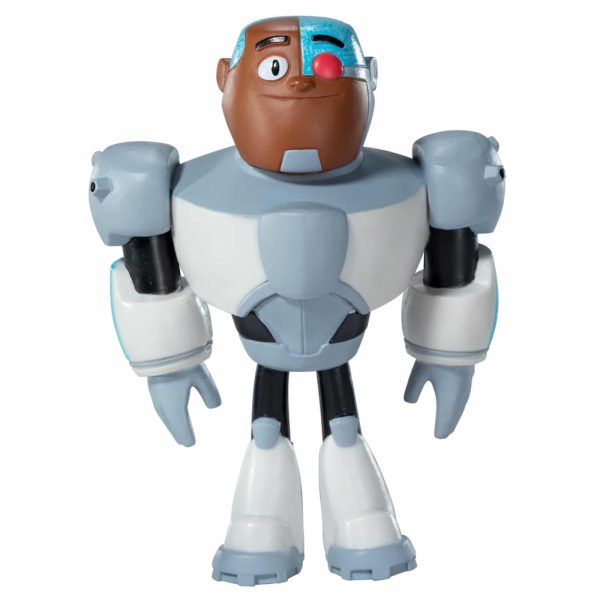 Figura the noble collection bendyfigs universo dc teen titans cyborg flexible
