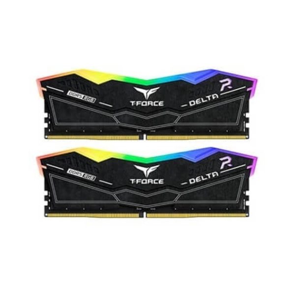 Memoria ram ddr5 32gb 2 x 16gb teamgroup delta - 6000mhz - pc5 48000 - black rgb - cl38 - 1.25v