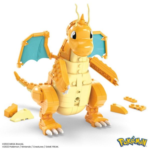 Figura mattel mega construx pokemon dragonite 387 pcs fig 19 cm