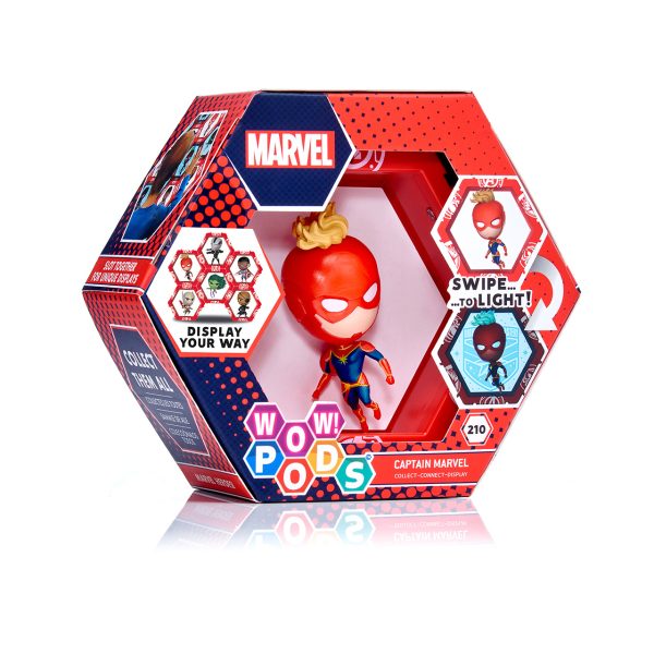 Figura wow! pod marvel -  captain marvel