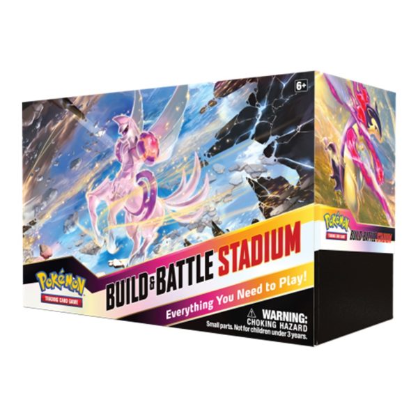 Juego de cartas pokemon tcg sword and shield astral radiance build and battle stadium box inglés