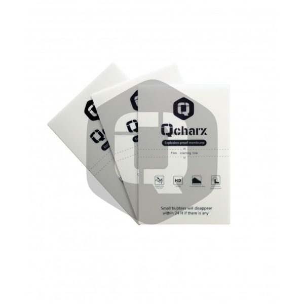 Laminas de proteccion frontales qcharx hidrogel resistencia qx qx1 lite 10 unidades