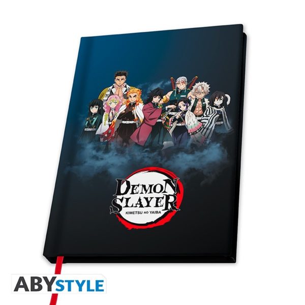 Cuaderno de notas abystyle demon slayer -  pilares
