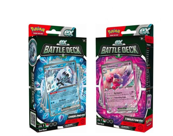Juego de cartas pokemon tcg ex battle deck chien pao - tinkaton español