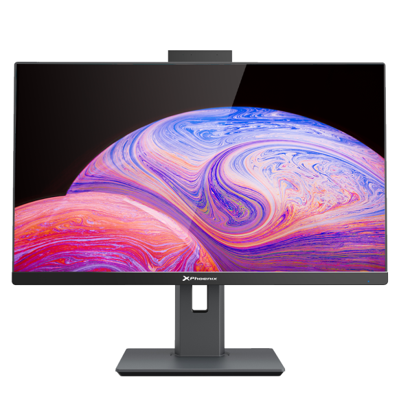 Ordenador pc all in one aio phoenix unity 23.8pulgadas fhd ajustable altura y rotativo - web cam -  intel i5 12400 - 8 gb ddr4 - 480 gb ssd windows 11