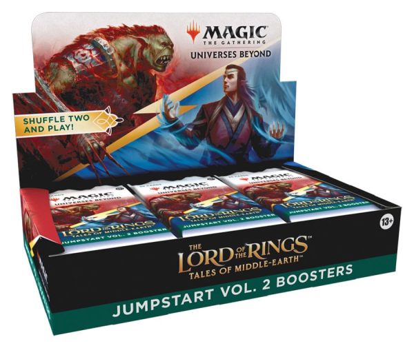 Caja de cartas  magic the gathering lord of the rings tales of middle - earth jumpstart vol. 2 inglés