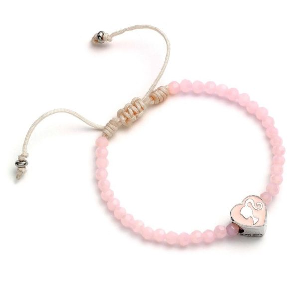 Pulsera the carat shop barbie perlas rosas