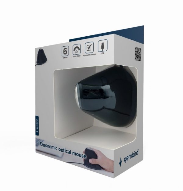 RATON GEMBIRD ERGONOMICO LATERAL CON 6 BOTONES - Image 8