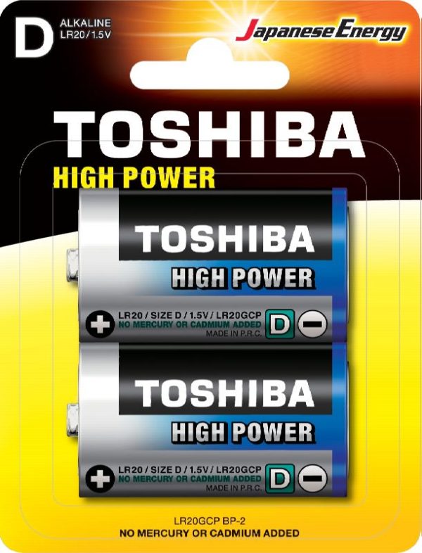 PILA TOSHIBA R20 ALCALINA