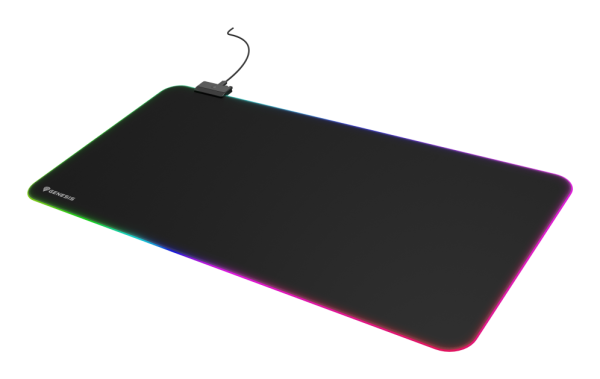 ALFOMBRILLA GENESIS BORON 500 XXL RGB LOGO 800X400 MM