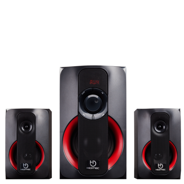 ALTAVOCES HIDITEC 2.1 MULTIMEDIA H400 80W BLUETOOTH USB SD RADIO