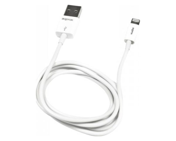 CABLE DATOS/CARGADOR USB LIGHTNING 1M APPROX