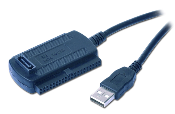 CABLE ADAPTADOR GEMBIRD USB 2.0 A SATA Ó IDE 2,5" Y 3,5"