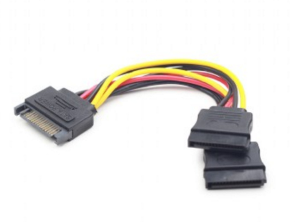 CABLE ALIMENTACION GEMBIRD SATA PLANO 0,15M