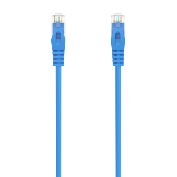 CABLE DE RED AISENS LATIGUILLO RJ45 LSZH CAT.6A 500 MHZ UTP AWG24 AZUL 0.5M