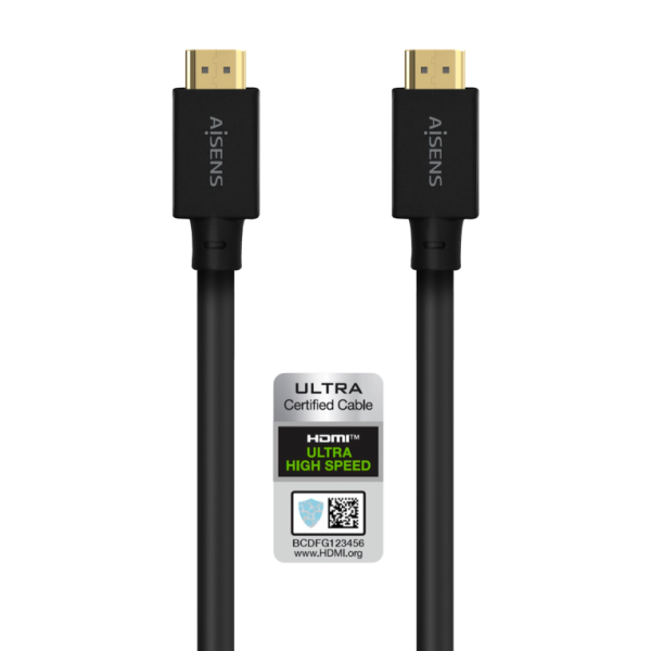 CABLE HDMI AISENS V2.1 ULTRA ALTA VELOCIDAD 8K60HZ 48GBPS A M-A M 5.0M
