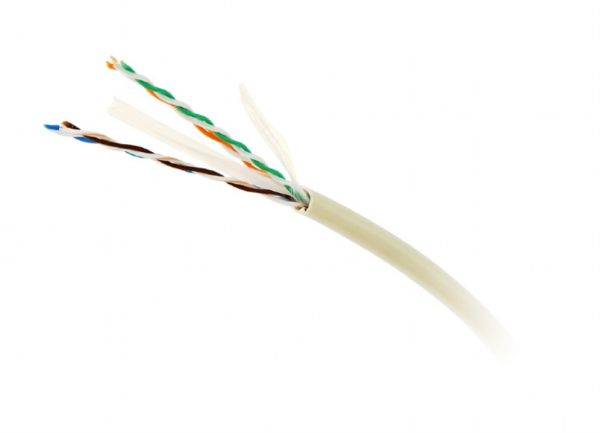 CABLE RED GEMBIRD UTP CAT6 TRENZADO PREMIUM CCA AWG24 BOBINA 305M GRIS