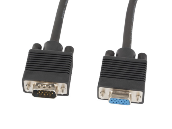 CABLE VGA LANBERG MACHO HEMBRA FERRITA NEGRO 1.8 M