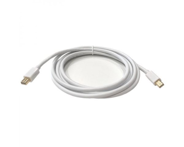 CABLE MINI DISPLAYPORT A MDP M/M 4K 2M BLANCO 3GO