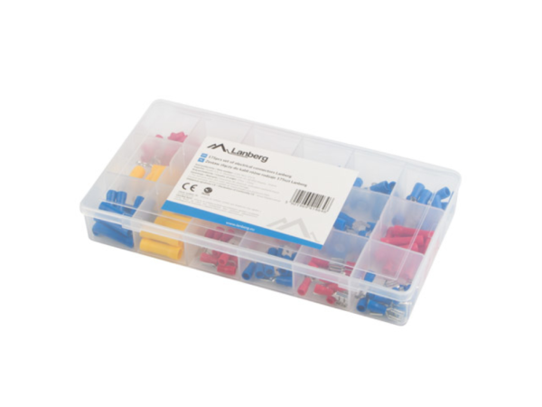 CAJA HERRAMIENTAS LANBERG 175 TERMINALES ELECTRICOS 1.25 A 4MM