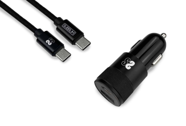 CARGADOR COCHE SUBBLIM DUAL PD20W+QC3.0+C TO C/LIGHTNING B