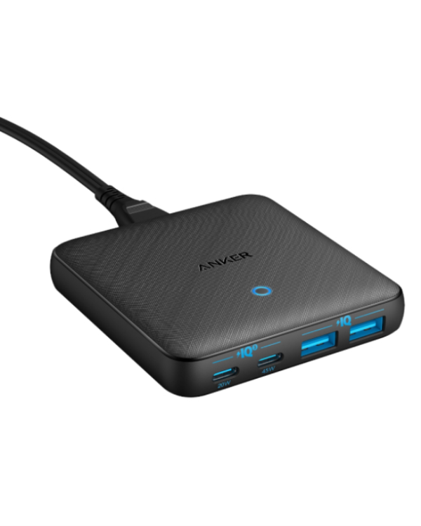 CARGADOR SOBREMESA ANKER 65W 2A/2C SLIM NEGRO