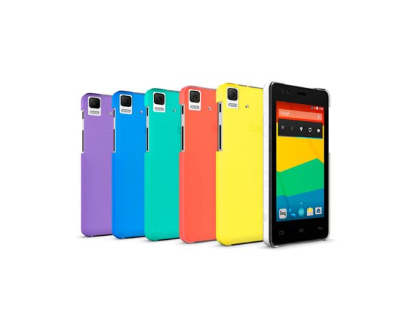FUNDA CRISTAL CASE AMARILLO AQUARIS E4 BQ