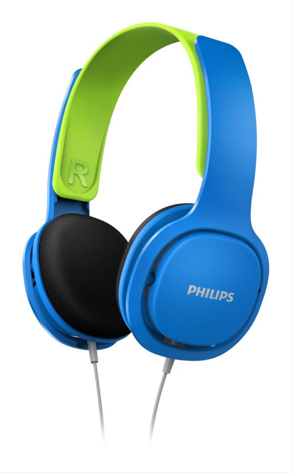 AURICULARES PHILIPS DIADEMA SHK2000BL/00 NIÑ@S AZUL/VERDE